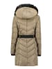 Maison Montaigne Parka "Dolmai" w kolorze beżowo-czarnym