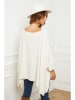 So Cachemire Poncho "Goccha" wit