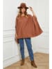 So Cachemire Poncho "Goccha" camel