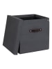 BigsoBox Pudełko "Logan" w kolorze czarnym - 31,5 x 31 x 31,5 cm