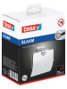 tesa Toilettenpapierhalter "Klaam" in Silber - (B)14,2 x (H)9,5 x (T)4,7 cm