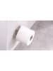 tesa Exxclusiv Uchwyt w kolorze srebrnym na papier toaletowy - 5 x 5 x 13,2 cm