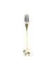 every ware 4er-Set: Kuchengabeln in Gold - (L)12 cm