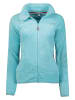 Geographical Norway Kurtka polarowa "Upaline" w kolorze turkusowym