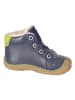 PEPINO Leren boots "Georgie" donkerblauw/groen