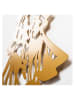 ABERTO DESIGN LED-Wanddekor in Gold - (B)59 x (H)70 cm