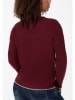 Timezone Sweter w kolorze bordowym