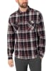 Timezone Hemd - Regular fit - in Schwarz/ Rot