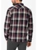 Timezone Hemd - Regular fit - in Schwarz/ Rot