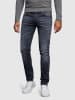 CAST IRON Jeans "Riser"  - Slim fit - in Schwarz