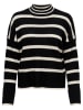 ONLY Pullover "Ibi" in Schwarz/ Creme