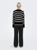 ONLY Pullover "Ibi" in Schwarz/ Creme