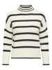 ONLY Pullover "Ibi" in Creme/ Schwarz