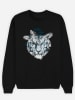WOOOP Sweatshirt "Frozen Tiger" in Schwarz
