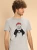 WOOOP Shirt "Santa Panda" in Grau