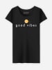 WOOOP Shirt "Good Vibes" in Schwarz