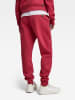 G-Star Spodnie dresowe w kolorze czerwonym