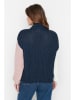 trendyol Pullover in Dunkelblau/ Rosa/ Weiß
