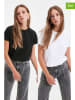 trendyol 2-delige set: shirts zwart/wit