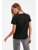 trendyol 2er-Set: Shirts in Schwarz/ Weiß