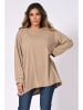 Plus Size Company Pullover "Ibicense" in Camel