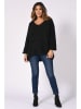 Plus Size Company Pullover "Kenny" in Schwarz