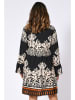 Plus Size Company Jurk "Sibyl" zwart/crème