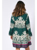 Plus Size Company Sukienka "Sibyl" w kolorze zielono-kremowym
