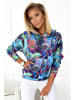 numoco Hoodie blauw/meerkleurig
