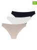 Dorina 3er-Set: Slips "Mio" in Beige/ Creme/ Schwarz