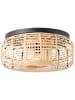 Brilliant Lampa sufitowa "Crosstown" w kolorze beżowym - wys. 19,5 x Ø 45 cm