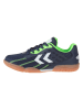 Hummel Sportschuhe "Root elite JR LC" in Dunkelblau/ Limette