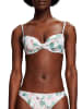 ESPRIT Biustonosz bikini w kolorze białym ze wzorem