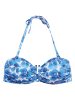 ESPRIT Bikinitop blauw/wit