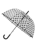 FALCONETTI Paraplu zwart/transparant - Ø 96 cm