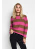 Kaffe Pullover "Lorria" in Camel/ Pink