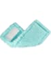 Leifheit  2-delige set: dweilhoezen "Clean TwistM Ergo static plus" turquoise