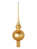 Krebs Glas Lauscha Baumspitze in Gold - (L)26 cm