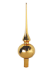 Krebs Glas Lauscha Kerstboompiek goudkleurig - (L)26 cm