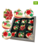 Krebs Glas Lauscha Kerstballen groen/rood - 9 stuks