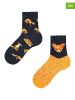 TODO SOCKS 2-delige set: sokken zwart/geel