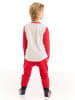 Denokids 2-delige outfit "New Year Monster" rood/crème