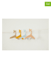 Woody Kids 4er-Set: Kleiderbügel in Bunt - (L)35 x (B)15 cm