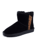NICEBAY Leder-Winterboots "Bettina" in Schwarz