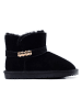 NICEBAY Leren winterboots "Jaden" zwart