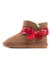 NICEBAY Leren winterboots "Waldeck" lichtbruin