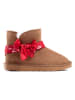 NICEBAY Leren winterboots "Waldeck" lichtbruin