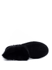 NICEBAY Skórzane botki zimowe "Wylan" w kolorze czarnym