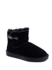 NICEBAY Leder-Winterboots "Bullit" in Schwarz