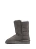 NICEBAY Leder-Winterboots "Bianca" in Dunkelgrau
